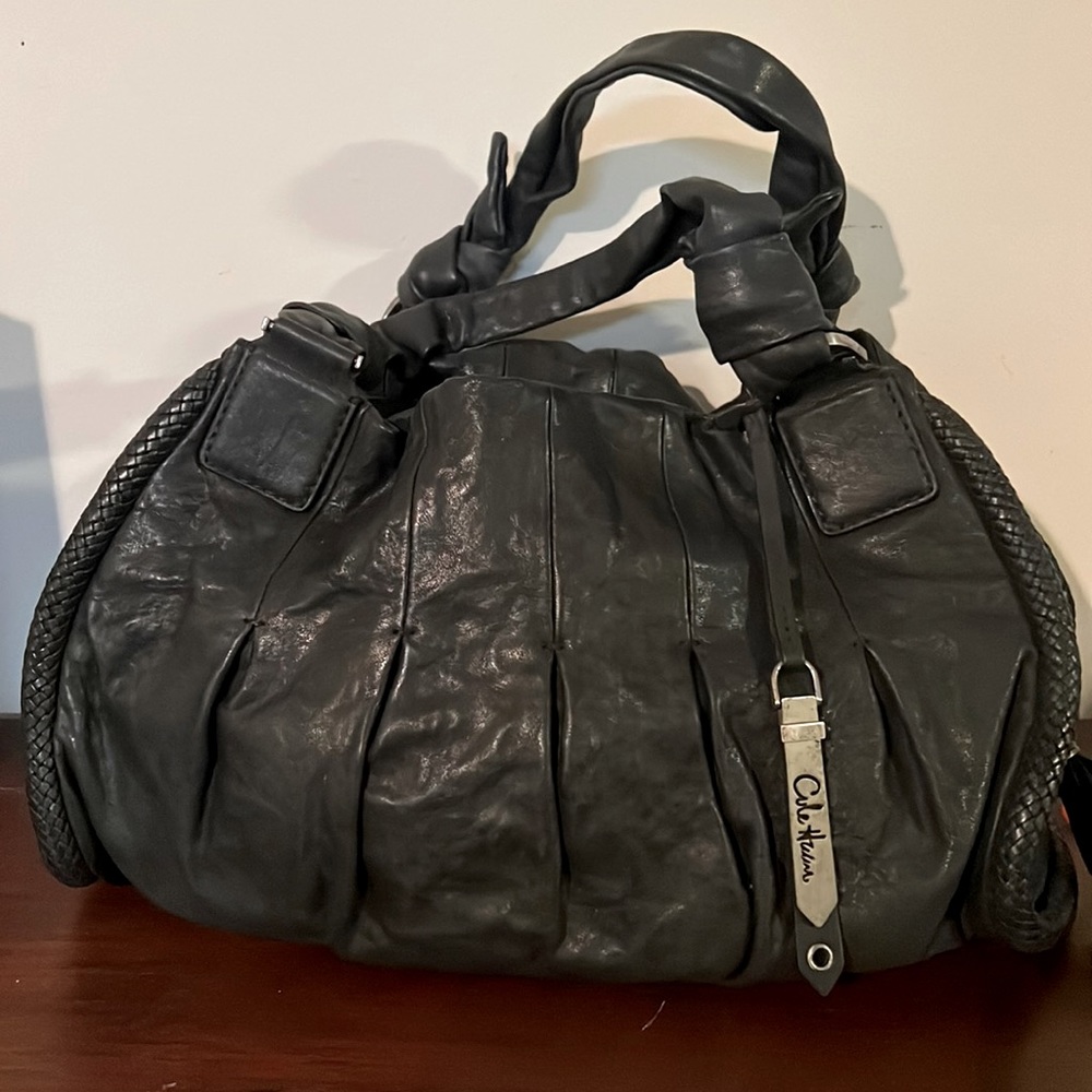 Cole Haan Black Leather Purse